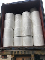 Tissu non tissé ignifuge polypropylène Spunbond tissu non tissé rouleau ignifuge non tissé 10GSM-200GSM approvisionnement OEM