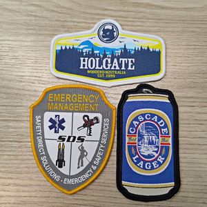 Manufacturer Wholesale Cheap Sewing Small Size Stitch Chenille <b>Embroidery</b> Badges High Quality Customized Iron on Woven Patches - Product Image 1