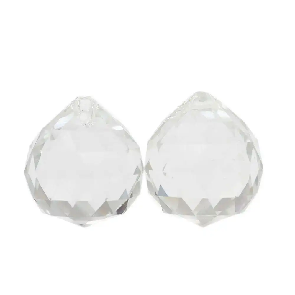Honor Of Crystal Spot Custom One Holes Crystal Glass Faceted Prisms Ball For Sale