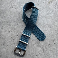 Couleurs remplaçables Bracelets de montre en nylon Bracelets bleus de luxe 18/20/22/24mm Bracelet de montre