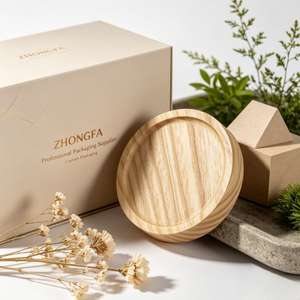 Tapa de madera hermética de fábrica al por mayor para tarros, recipientes de almacenamiento de alimentos, recipientes para velas y tarros de vidrio con tapas de madera - Product Image 1