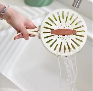 Poignées pliables avec couvercle Double couche <span class=keywords><strong>panier</strong></span> de vidange de lavage de légumes bol <span class=keywords><strong>à</strong></span> <span class=keywords><strong>salade</strong></span> cuisine réfrigérateur bol de vidange multifonctionnel - Product Image 6
