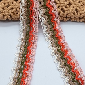 1.0cm Elastic Hollow Lace Spandex/Nylon Jacquard <b>Webbing</b> Trim Lace for Clothing Accessories Curtains Home Textile Bags & Shoes - Product Image 3