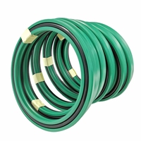 Joint d'étanchéité de tige de vérin hydraulique BD, résistant à l'huile, en PU+POM+NBR, pour usage industriel