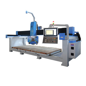 Fresatrice CNC a 5 Assi per Taglio a Ponte, Sega a Ponte per Pietra, Taglio di Granito, Marmo, Quarzo, Profilatura 3D, Intaglio Lavelli, Motore a Ingranaggi - Product Image 2