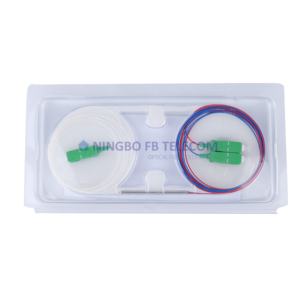 Produsen tabung baja pengisap optikal, 1x2 FBT Coupler Splitter dengan konektor 0.9mm SC/APC SC/UPC Fiber Optic Plc Splitter - Product Image 4