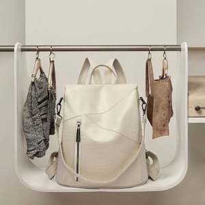 Mochila multifuncional de alta calidad en piel sintética para pañales con gran capacidad y compartimento de lujo para portátil Ideal - Product Image 3