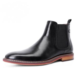 Nouvelles Bottes Habillées pour Hommes - Style Italien en Cuir Véritable de Haute Qualité, Bottines Tendance, Chaussures de Luxe pour Hommes - Product Image 2