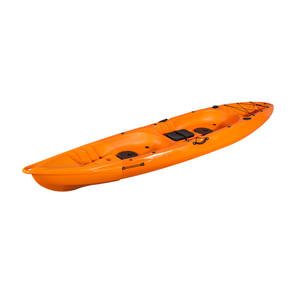 Kayak Doble de Plástico Reforzado de 4M+ para Pesca en Lagos y Ríos, Canoa Resistente para Tres Personas con Remo, Uso Universal - Product Image 5