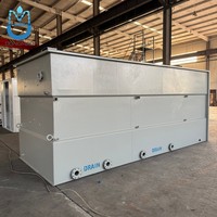 Station de traitement des eaux usées ETP, station de traitement des eaux usées de blanchisserie, conteneurisé, traitement des eaux usées de lavage de plastique, recyclage