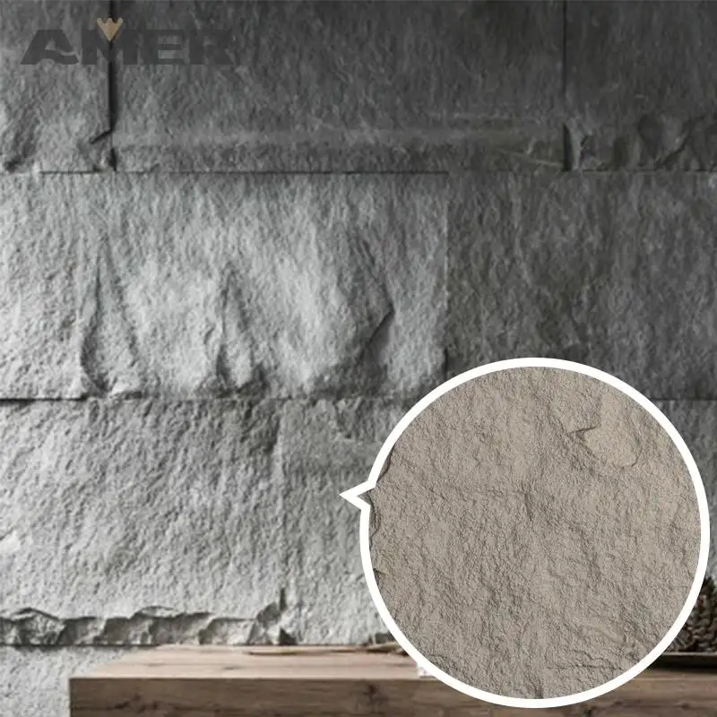 Rongke Factory price 1200*600mm Artificial Stone Wall Slab 3d Faux Stone Wall Panel For House Decoration