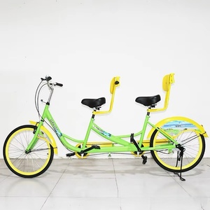 Vélo Tandem pour Deux Personnes, Location en Zone Scénique, Cadre en Acier à Haute Teneur en Carbone, Vélo Parent-Enfant, Production en Usine, Livraison Directe en Une Seule Pièce - Product Image 2