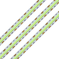 Bande LED COB haute densité bleu Tiffany RGB DC12V, ruban flexible COB haute résolution, lumière linéaire dimmable pour la décoration intérieure