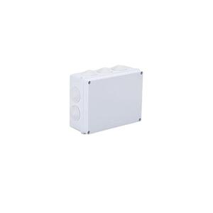 200x155x80mm IP65 Waterproof Junction Box ABS <b>Plastic</b> Pre-drilled 10 Holes with Rubber Plugs Built-in Sealing Strip Outdoor - Product Image 2