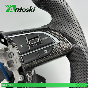 พวงมาลัยคาร์บอนไฟเบอร์แบบสปอร์ตตกแต่งภายในสำหรับ Suzuki Jimny XL <span class=keywords><strong>GLX</strong></span> <span class=keywords><strong>Swift</strong></span> ปี 2017-2026 พร้อมจอแสดงผล LED แสดงรอบเครื่องยนต์ - Product Image 4
