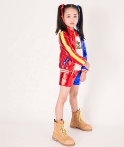 Costumes de cosplay très demandés pour filles Halloween <span class=keywords><strong>Harley</strong></span> <span class=keywords><strong>Quinn</strong></span> Anime Nouveau Suicide <span class=keywords><strong>Squad</strong></span> Haut imprimé à bretelles dorsales - Product Image 5
