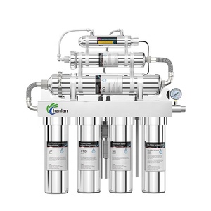 <span class=keywords><strong>Depuratore</strong></span> d'<span class=keywords><strong>Acqua</strong></span> RO a 8 Stadi con UV da 600GPD <span class=keywords><strong>per</strong></span> Uso Domestico, Struttura Interamente in Acciaio Inox con Manometro - Product Image 2