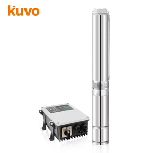 Bomba de Agua Sumergible Solar Fotovoltaica KUVO de 1HP 750W con Carcasa de Acero Inoxidable, 72V 220V AC, Controlador MPPT, 3 Pulgadas - Product Image 1