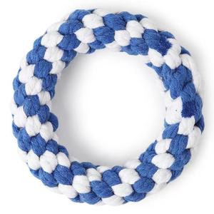 Kangdarpet Wholesale Donut-Shaped Cotton <b>Dog</b> Chew Toy - Durable Rope Interactive Play Toy, <b>Christmas</b> Themed Chew Toy - Product Image 5