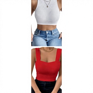 Liquidación de Ropa Casual de Segunda Mano para Mujer, Lote Mixto de Ropa Barata al por Mayor, Tops Cortos Sexys para Mujer - Product Image 1