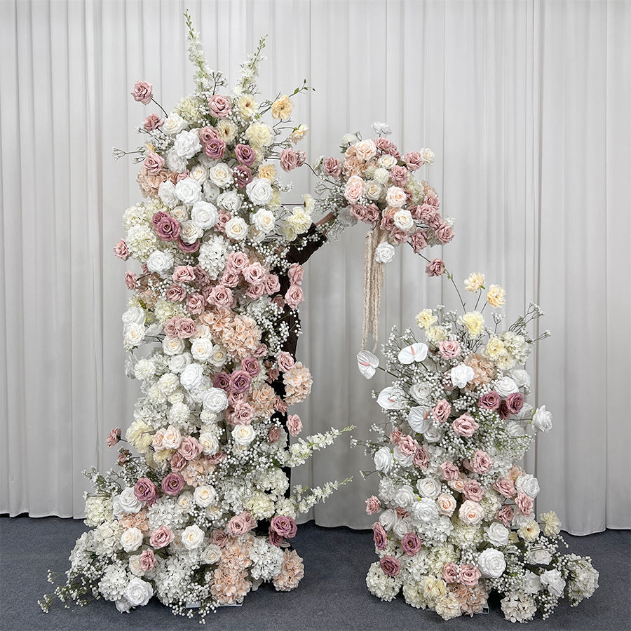 ผ้าปูโต๊ะลายดอกไม้ 2 แถว