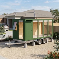 COCOVIA Maison Modulaire en Alliage d'Aluminium à Installation Manuelle, Double Vitrage Trempé, pour Jardin