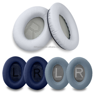 Coussinets d'oreille de remplacement en mousse à mémoire de forme et cuir protéiné pour <span class=keywords><strong>BOSE</strong></span> QC35 QC25 QC15 <span class=keywords><strong>QC2</strong></span> AE2i, accessoires pour écouteurs - Product Image 1