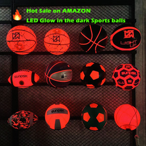 Ballon de <span class=keywords><strong>basket</strong></span> en cuir PU taille 7 avec logo personnalisé, lumineux, taille 7, noir, lumineux dans le noir, pour l'entraînement - Product Image 5