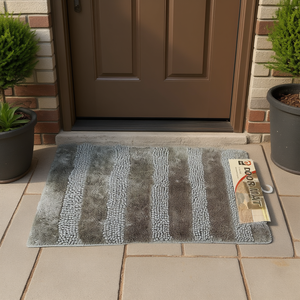 Tapis en fil chenille Erpsl 50x80cm, paillasson antidérapant pour entrée - Product Image 3