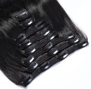Wholesale Seamless Chinese Cuticle Remy Clip In Human Hair Extensions With Discounts