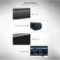 Barre de son haute qualité avec caisson de basses 5.1, LED, Bluetooth sans fil, système de son surround pour téléviseur, système home cinéma