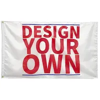 Promotion Custom Banner 3x5 FT Polyester Printing Any Logo/Design/Words Advertising Promotion Event Decorate Flag Design Your Own Flag