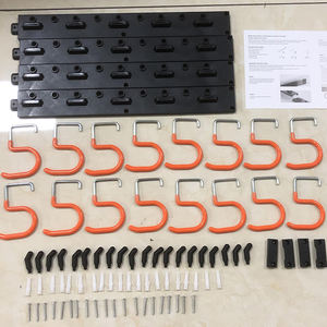 スペースセービングフックキット-ガレージ整理およびクローゼットソリューション用の収納ケース付きコンプリートセット - Product Image 1