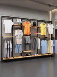 מתלה ג'ינס מתלה תצוגה חנות עיצוב חינם על הקיר חנות בגדים