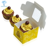 Boîte à pâtisserie personnalisée pour petits gâteaux et Cupcakes avec couvercle transparent