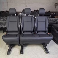 Asiento Sofá Cama Original de Fábrica para Benz Vito W447 Negro Beige, Piezas de Desmontaje Nuevas y Originales