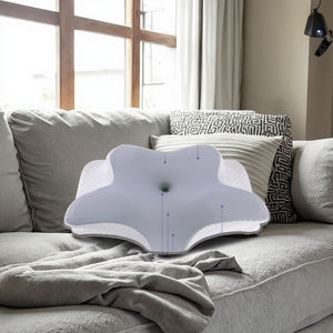 Oreiller cervical en mousse à mémoire d'aide au sommeil profond en gros Positionneur sans effondrement tricoté avec livraison gratuite - Product Image 3