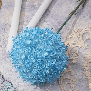 Boule de chrysanthème en plastique faite à la main J154, <span class=keywords><strong>d</strong></span>écoration <span class=keywords><strong>d</strong></span>'Halloween, fleurs artificielles en forme <span class=keywords><strong>d</strong></span>'<span class=keywords><strong>oignon</strong></span> pour la <span class=keywords><strong>d</strong></span>écoration de mariage et de fête - Product Image 2