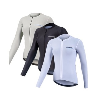 Maillot de cyclisme à manches longues pour femme Bao Dun, blanc, respirant, anti-transpiration, pour le cyclisme sur route en plein air - Product Image 2