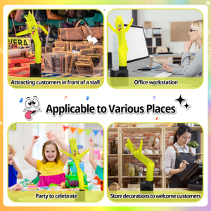 Offre Spéciale Mini bureau Type C Usb danse homme Wacky ondulant Tube Guy Type petit danseur d'air gonflable - Product Image 2