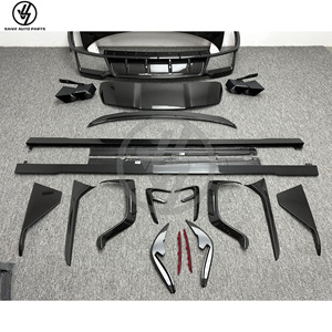 Kit de Carrocería MSY Style en Fibra de Carbono Seca con Acabado Brillante y Tejido Twill, Envasado al Vacío, Ajuste 1:1 para Audi RS6 2020-2023 Facelift, Capó, Parachoques Delantero/Trasero - Product Image 5