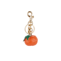 Simulatie Fruit Tas Charm, OEM & ODM Maatwerk, Oranje Perzik Pinda Harsen Hangertje voor Handtas, Rugzak, Reistas, Sleutelhanger