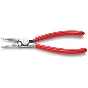 KNIPEX 46 13 A2 Circlip <b>Pliers</b> for external circlips on shafts plastic coated chrome-plated 180 mm - Product Image 2