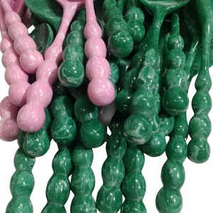 Nouveauté : Ensemble d'ustensiles à salade en résine écologique faits à la main, vert et rose bébé, compatibles lave-vaisselle/micro-ondes/four - Product Image 6