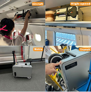 2026年新発売の人気商品、フルマグネシウムアルミニウム合金製電動サイクリング荷物、アルミフレーム、TSAロック、ハードハンドル、時速15km - Product Image 3