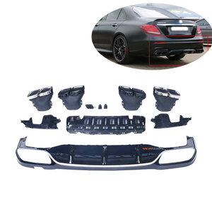 Diffusore Posteriore per <span class=keywords><strong>Mercedes</strong></span> Benz E300 E350 Sport E63S W213, Parti di Modifica per Berlina Sportiva 2016-2019 - Product Image 1