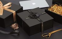 Boîte cadeau de luxe avec couvercles Boîte vide magnétique pour cadeaux, mariages, anniversaire