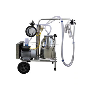 Máquina de Ordeño Portátil de 25L, de Acero Inoxidable, Tipo Pistón Automático, con Bomba de Vacío y Motor, para Ganado Vacuno, Ovino, Caprino y Camellos, 220V - Product Image 3