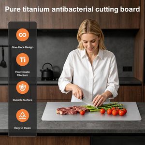 Tabla de cortar en forma de L de acero inoxidable con borde para encimera, tapete antideslizante de doble cara para cortar, amasar y hornear en la cocina - Product Image 3