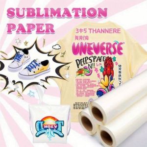 Papier transfert blanc personnalisé OEM pour la sublimation sur tissus foncés pour vêtements - Product Image 2
